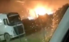 FLASH // Noapte de FOC în Rusia: Incendiu la o rafinărie de petrol, posibil provocat de un atac cu drone